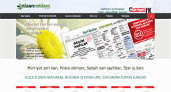 Desktop Screenshot of nisanreklam.com.tr
